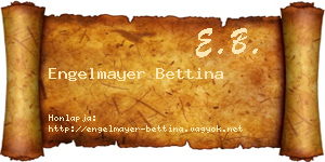 Engelmayer Bettina névjegykártya